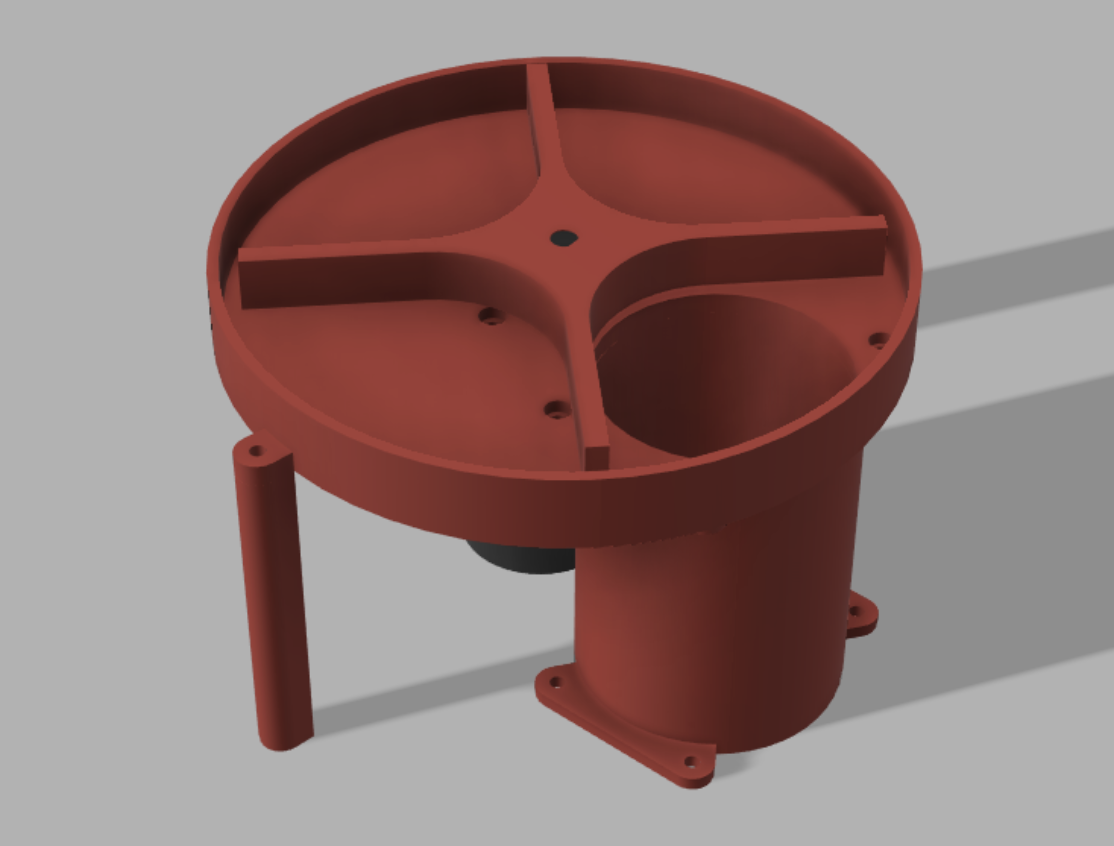 Turntable and dropper mechanism used on The Old Bear.